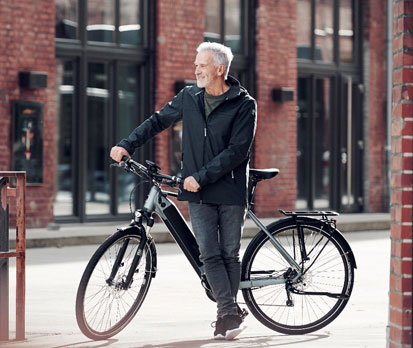elektrische stadsfiets heren